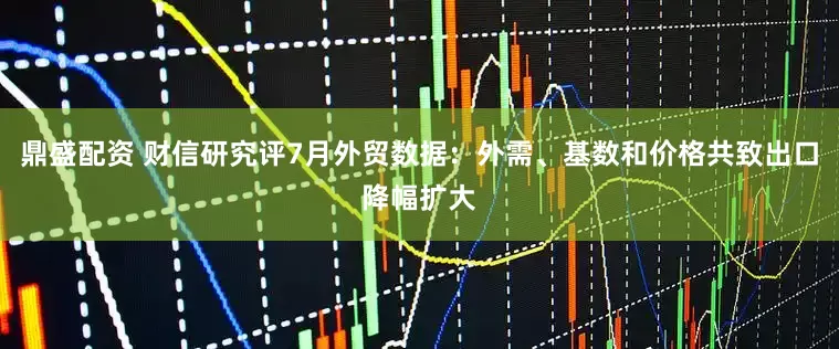 鼎盛配资 财信研究评7月外贸数据：外需、基数和价格共致出口降幅扩大