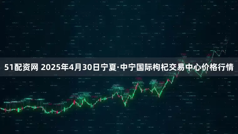 51配资网 2025年4月30日宁夏·中宁国际枸杞交易中心价格行情
